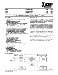 datasheet for X25644V14 by 