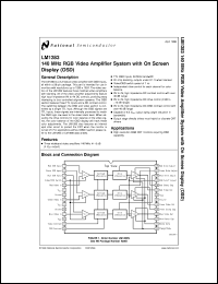 datasheet for LM1283N by 