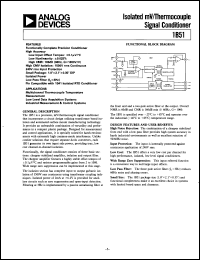 datasheet for 1B51 by Analog Devices