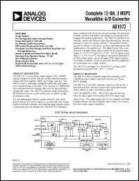 datasheet for AD1672 by Analog Devices