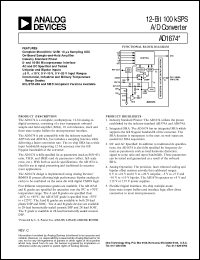 datasheet for AD1674 by Analog Devices