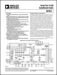 datasheet for AD1843 by Analog Devices