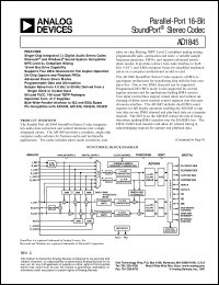 datasheet for AD1845 by Analog Devices