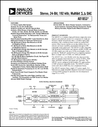 datasheet for AD1853 by Analog Devices