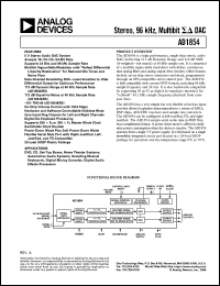 datasheet for AD1854 by Analog Devices