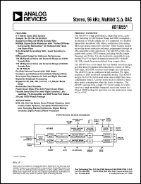 datasheet for AD1855 by Analog Devices