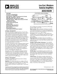 datasheet for AD202 by Analog Devices