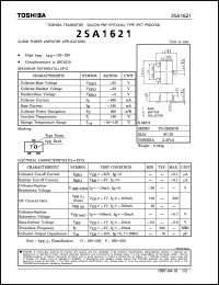 datasheet for 2SA1621 by Toshiba