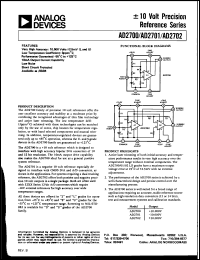 datasheet for AD2700 by Analog Devices