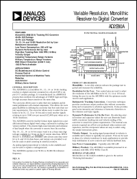 datasheet for AD2S80A by Analog Devices