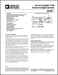 datasheet for AD2S90 by Analog Devices
