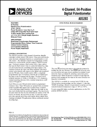 datasheet for AD5203 by Analog Devices