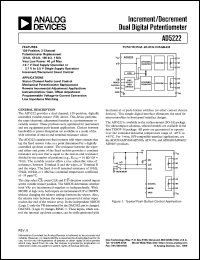 datasheet for AD5222 by Analog Devices