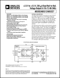 datasheet for AD5302 by Analog Devices