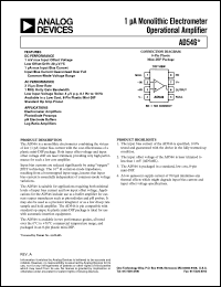 datasheet for AD546 by Analog Devices