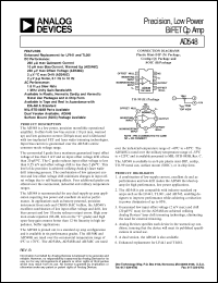 datasheet for AD548 by Analog Devices