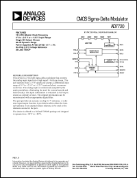datasheet for AD7720 by Analog Devices