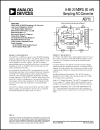 datasheet for AD775 by Analog Devices