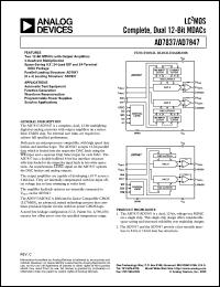 datasheet for AD7847 by Analog Devices