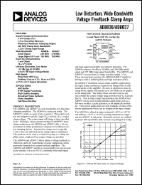 datasheet for AD8037 by Analog Devices