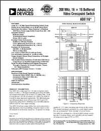 datasheet for AD8116 by Analog Devices