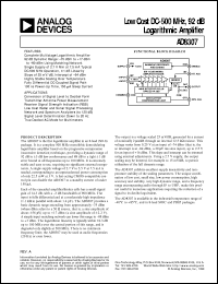 datasheet for AD8307 by Analog Devices