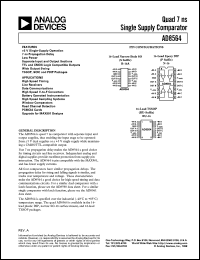 datasheet for AD8564 by Analog Devices