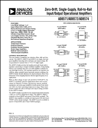 datasheet for AD8571 by Analog Devices
