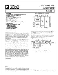 datasheet for AD8600 by Analog Devices