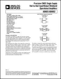 datasheet for AD8602 by Analog Devices