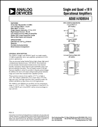 datasheet for AD8614 by Analog Devices