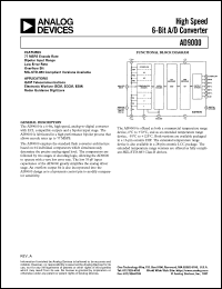 datasheet for AD9000 by Analog Devices