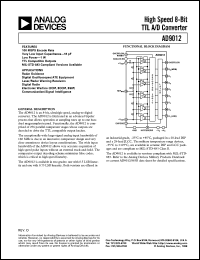datasheet for AD9012 by Analog Devices