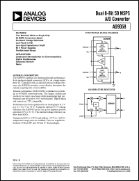 datasheet for AD9058 by Analog Devices