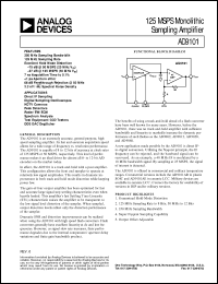 datasheet for AD9101 by Analog Devices