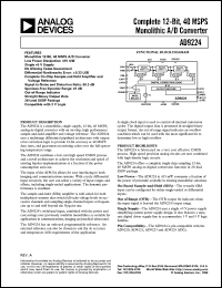 datasheet for AD9224 by Analog Devices