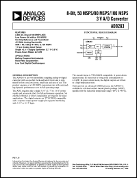 datasheet for AD9283 by Analog Devices