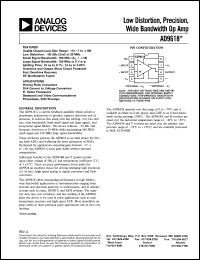 datasheet for AD9618 by Analog Devices