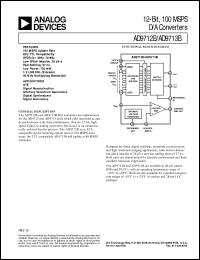 datasheet for AD9713B by Analog Devices