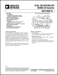 datasheet for AD977 by Analog Devices