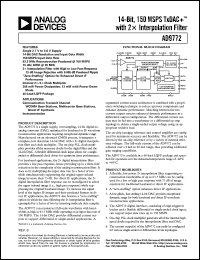 datasheet for AD9772 by Analog Devices