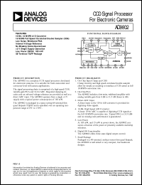 datasheet for AD9802 by Analog Devices