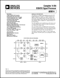 datasheet for AD9814 by Analog Devices