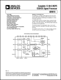 datasheet for AD9816 by Analog Devices