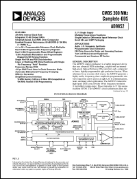 datasheet for AD9852 by Analog Devices