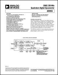 datasheet for AD9856 by Analog Devices