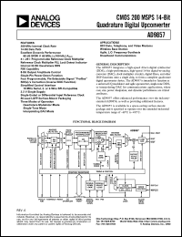 datasheet for AD9857 by Analog Devices
