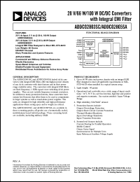 datasheet for ADDC02803SC by Analog Devices