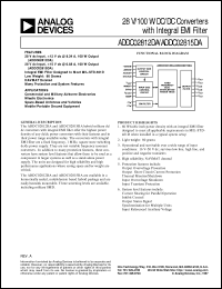 datasheet for ADDC02812DA by Analog Devices