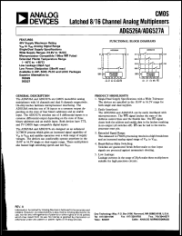 datasheet for ADG526A by Analog Devices